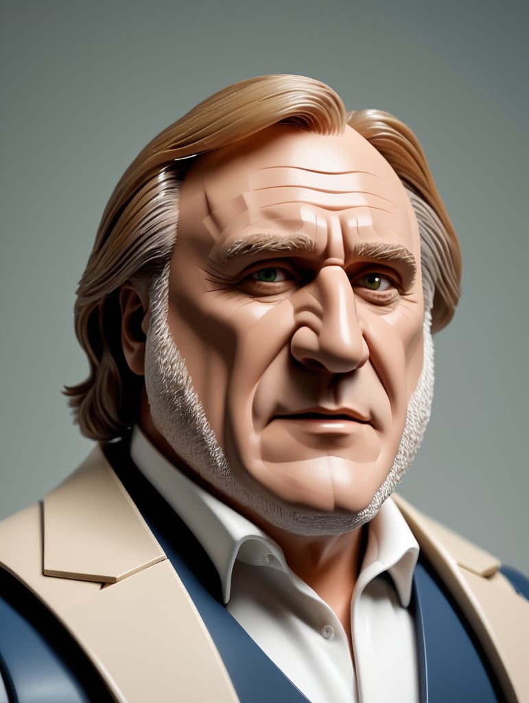 Depardieu into a Lego character