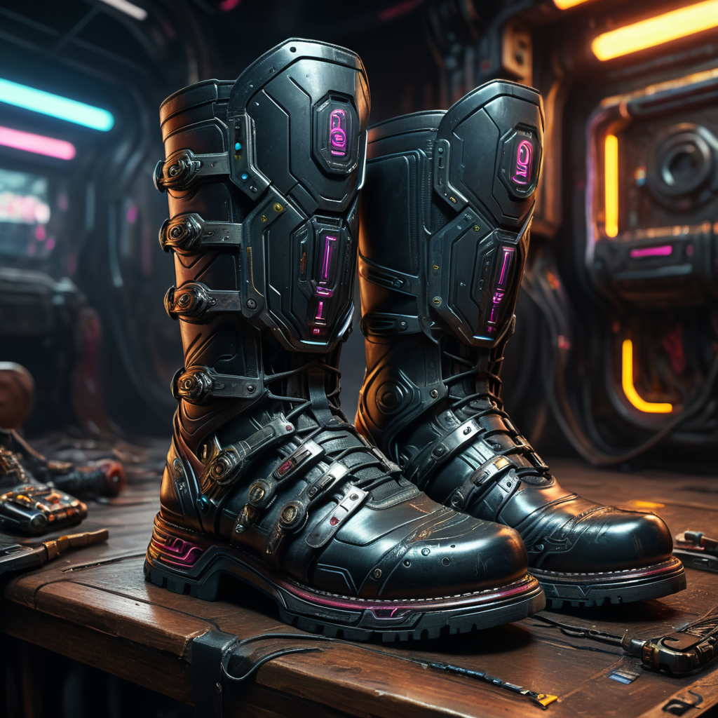 cyberpunk magnetic boots