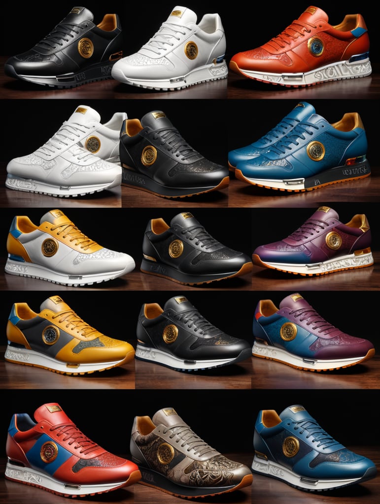 Luxury men and women Sneaker shoes, with printed logo: divine.