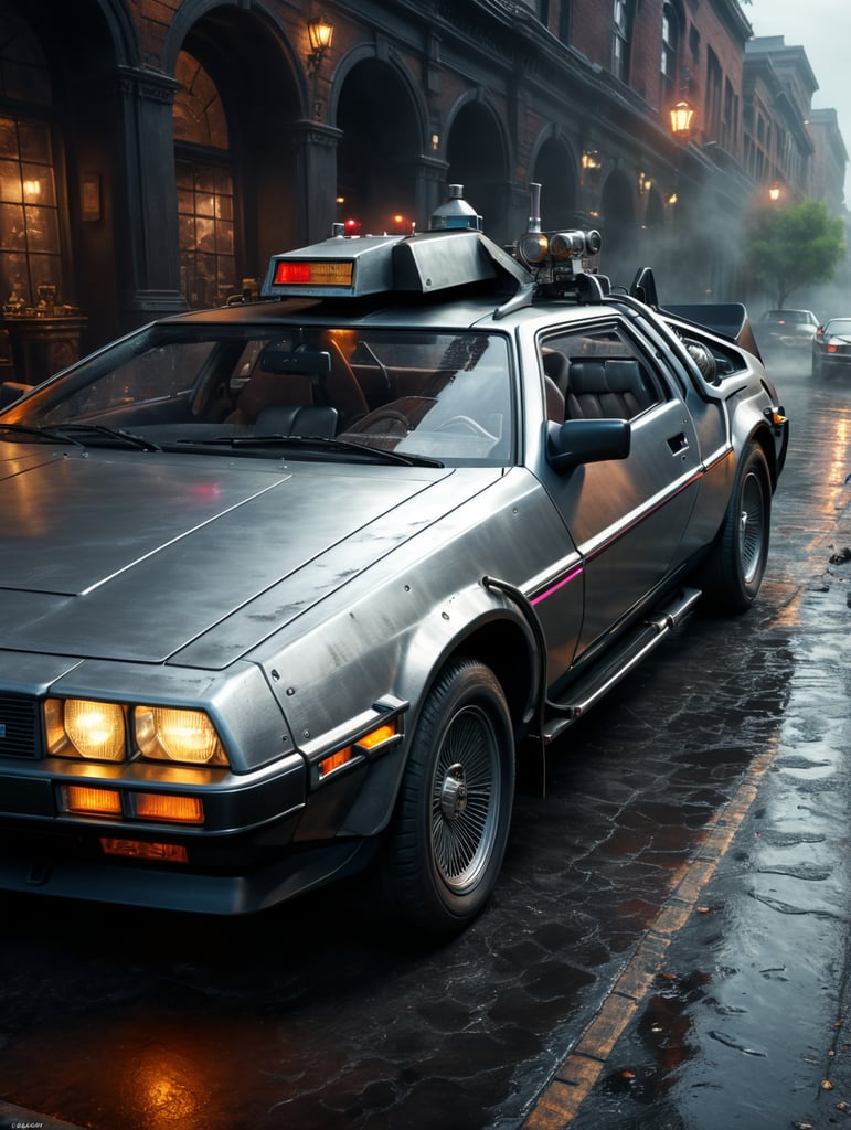 delorean time travel