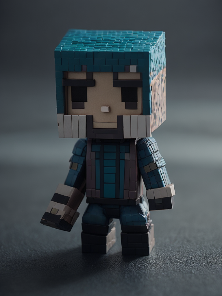 Minecraft funko pop plastic toy