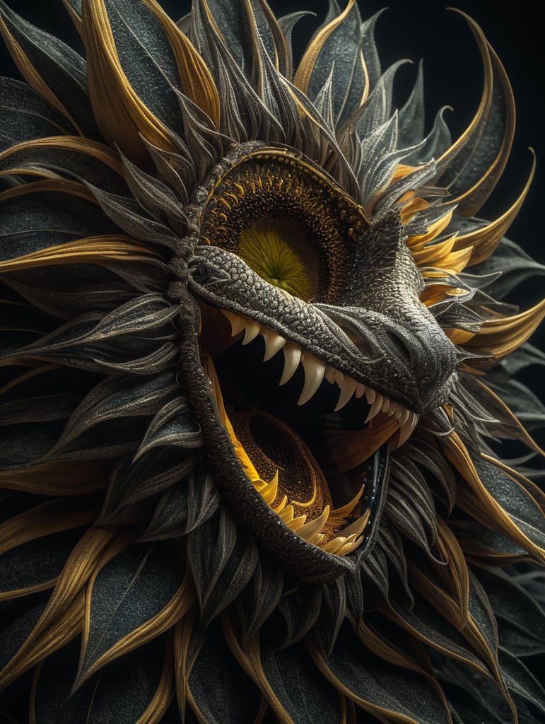 fractal sunflower background