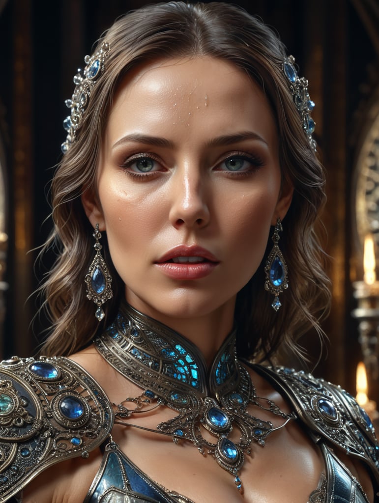 A woman in her 30s using a hyaluronic acid serum.