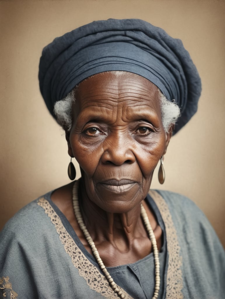old black African grandmother