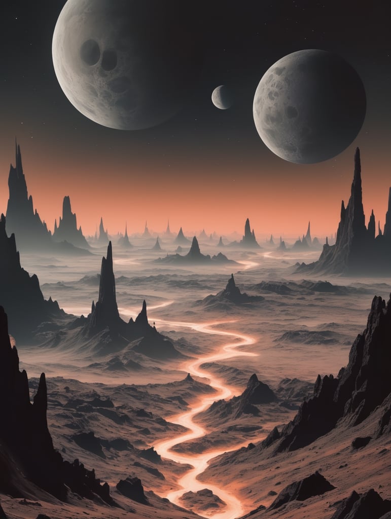 Premium Free ai Images | Space Inferno: Cosmic Damnation