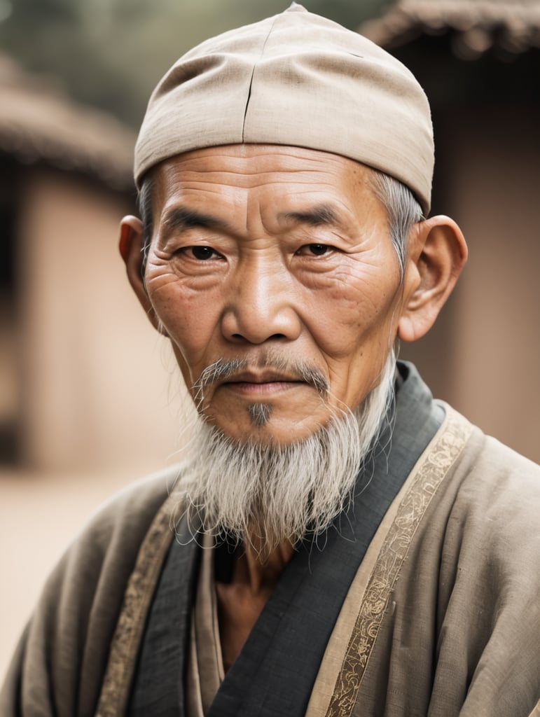 Biblical old Chinese man