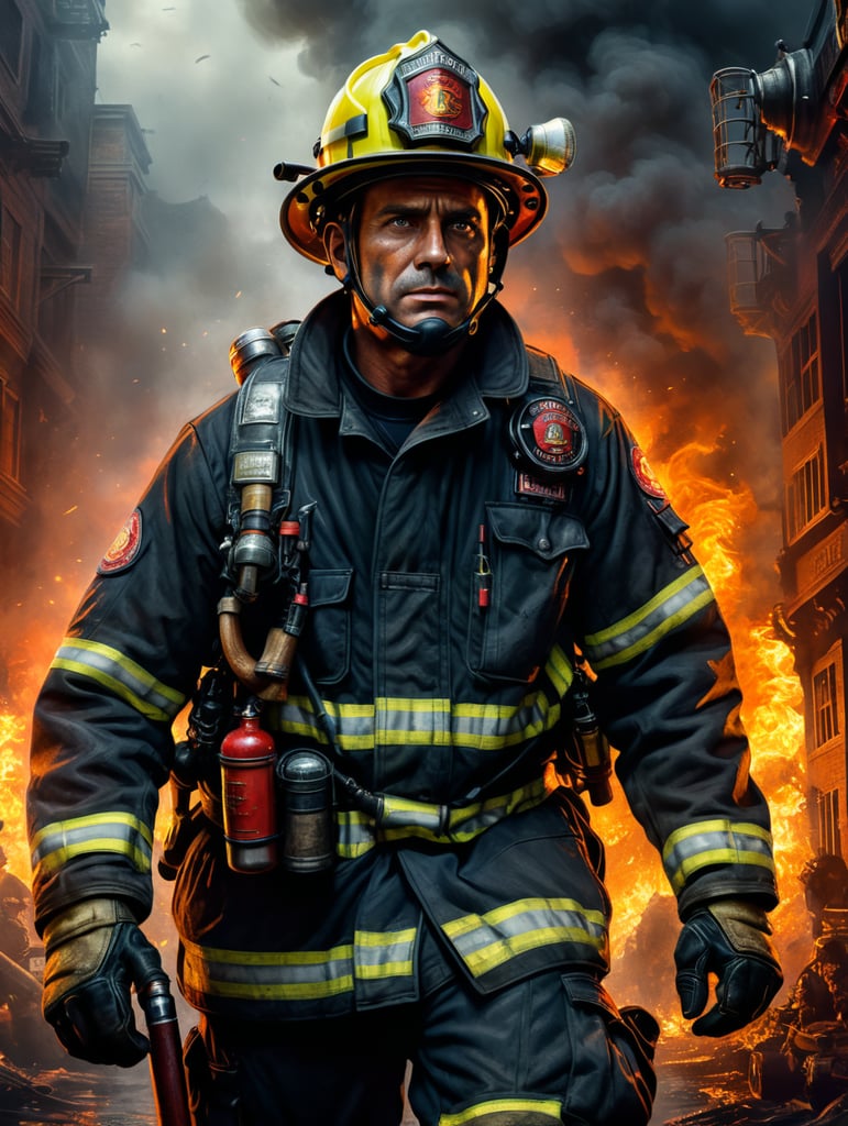 firefighter poster