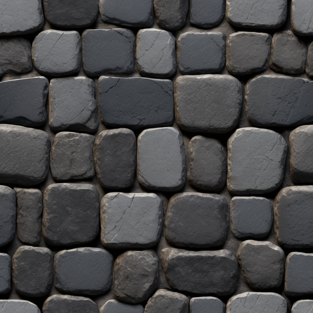 English pavement texture, dark stones, seamless