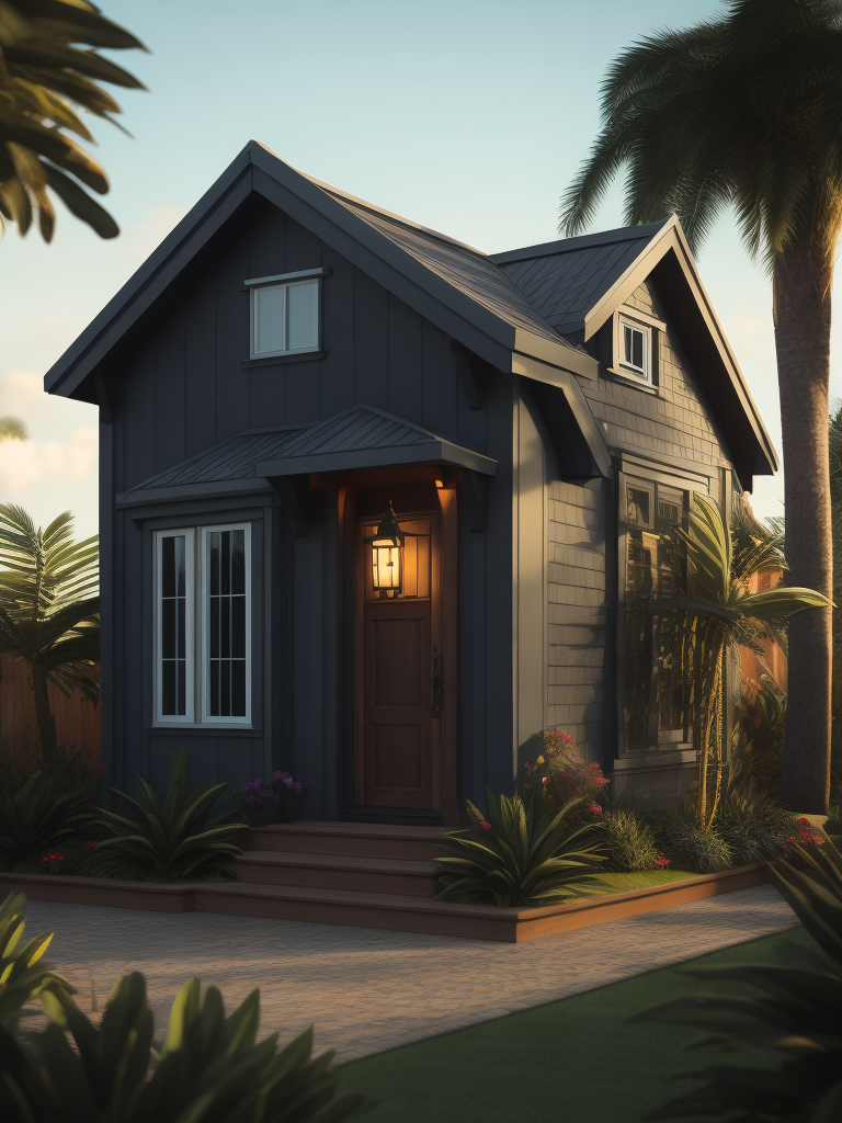 A tiny house in a Palm Beach Neighbourhood