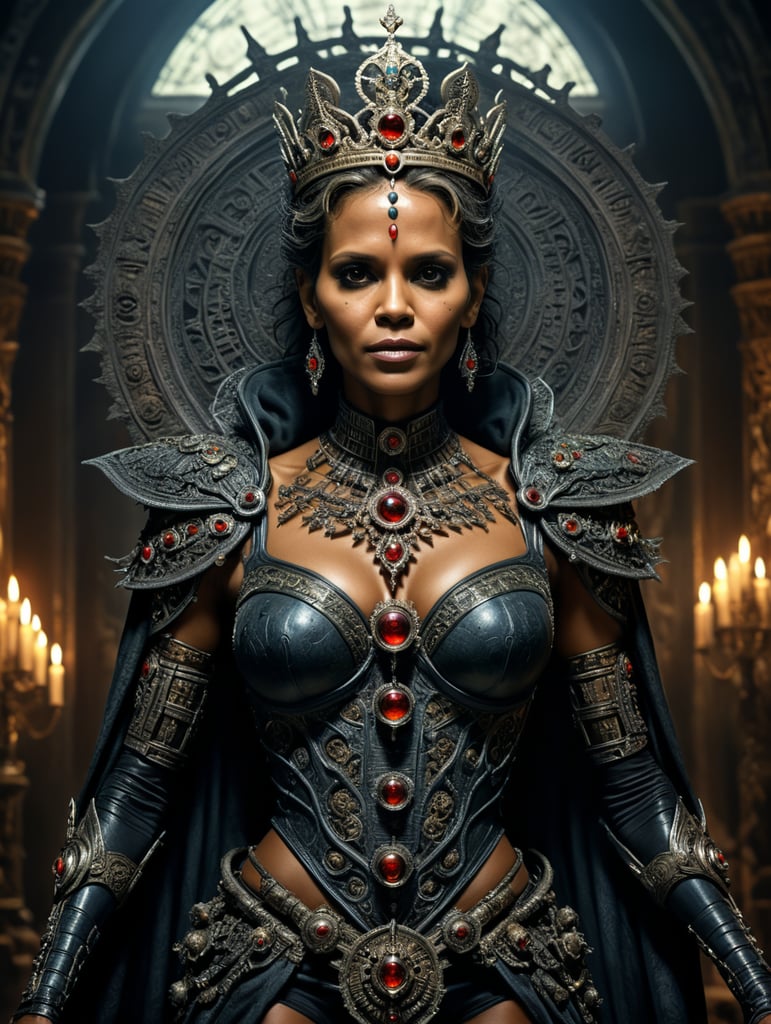 By George A. Romero and Clive Barker, imagine halle berry as the Queen of the Dead, fullbody