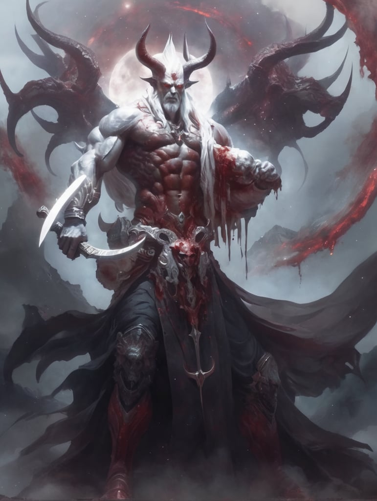 God of universe - evil and bloody