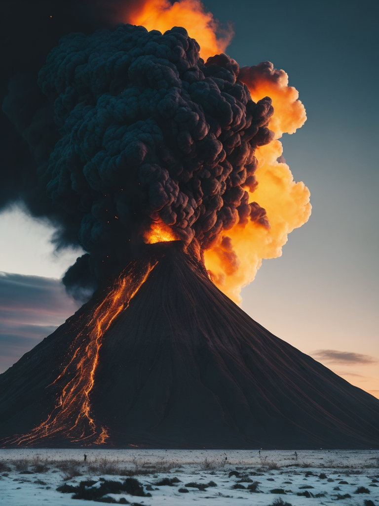 Icelandic volcano eruption