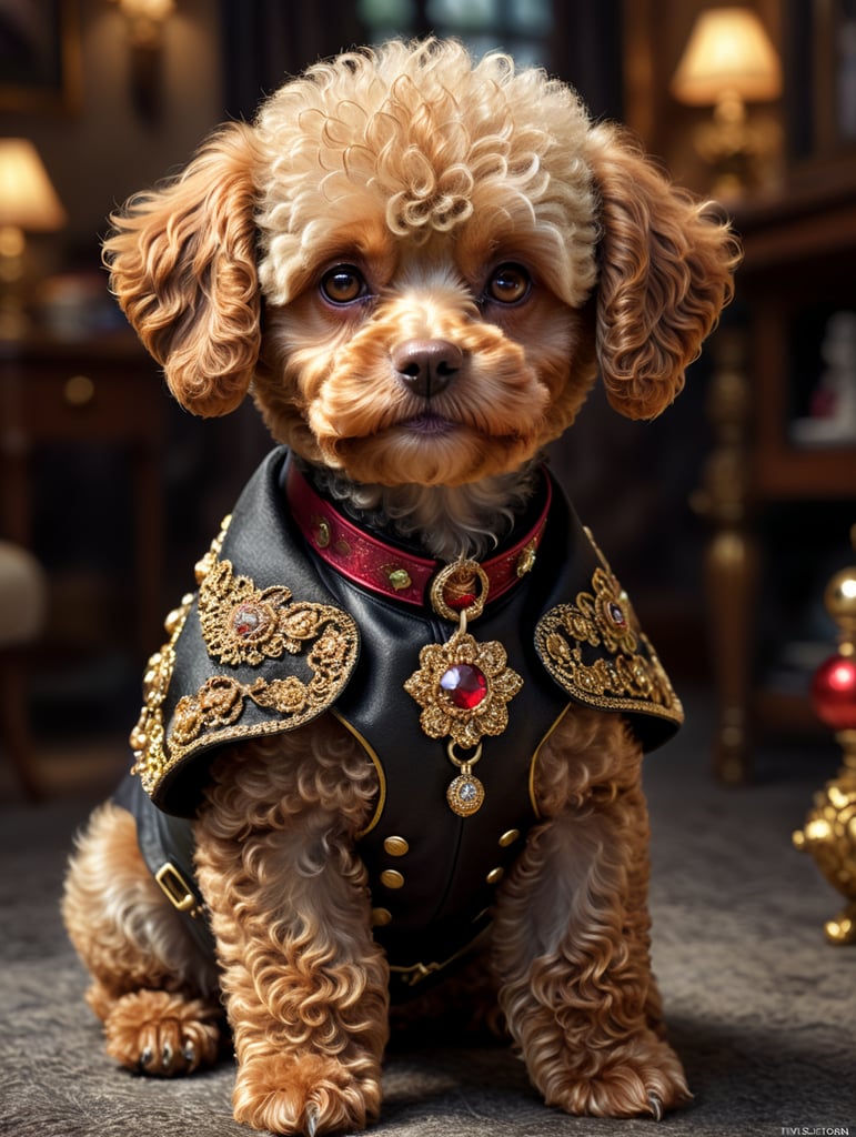 flora toy poodle brown color very beautiful and very cute dog