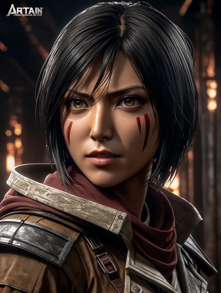 how would Mikasa Ackerman from the anime Attack on Titan look in real life?