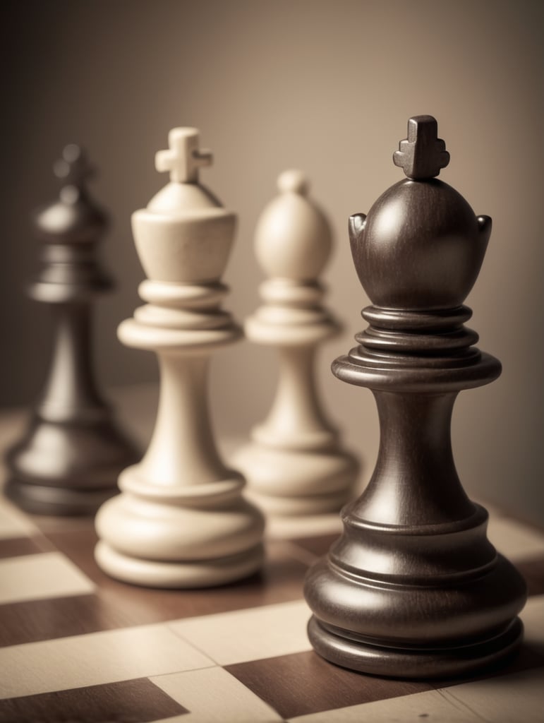 An image of a chessboard or chess pieces moving, conveying an inviting and flirtatious vibe