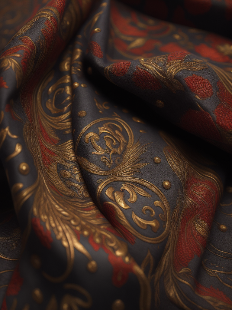 fabric texture, background, top view, rich colors, contrast lighting, detailed texture, realistic photo,