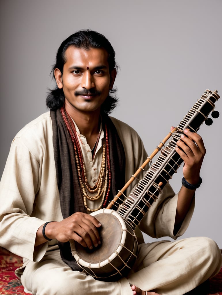 l playing Nepali Sarangi