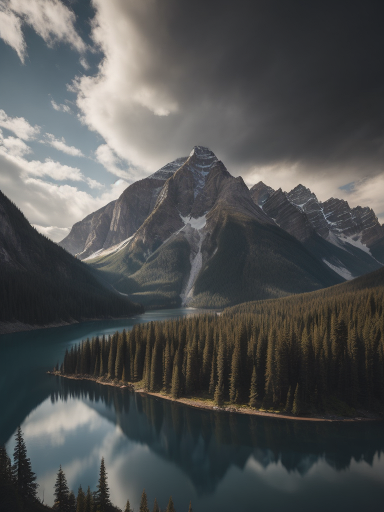 british columbia, surrounded by mountains and nature, beautiful lakes and rivers, volumetric lighting, photorealistic, insanely detailed and intricate, canadian rocky mountains, ultra hd, matte painting, radiant light rays, highres, highly detailed, concept art, Aesthetic, contrast light