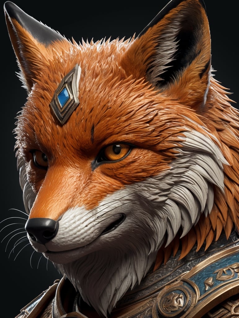 fox mascot, vector, logo, sport