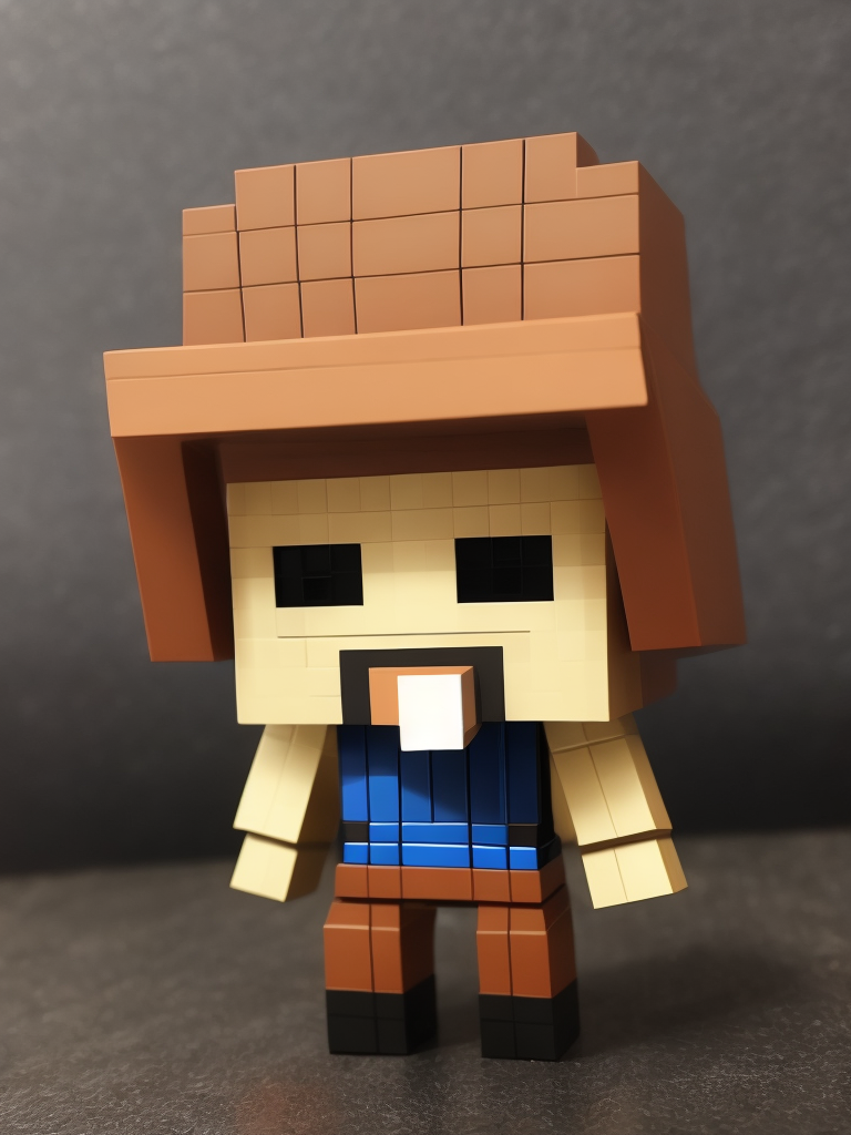 Minecraft funko pop plastic toy