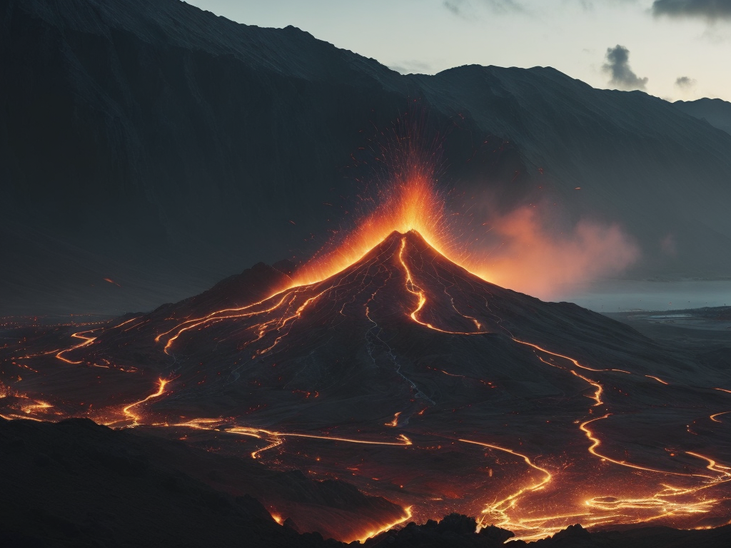 Icelandic volcano eruption