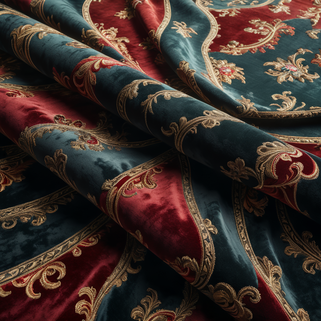 абстрактная красивая картинка велюровой ткани