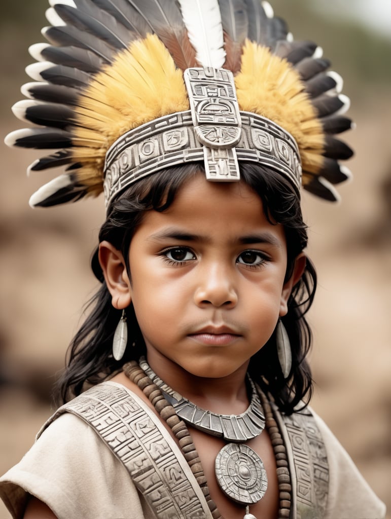 Young Aztec prince.