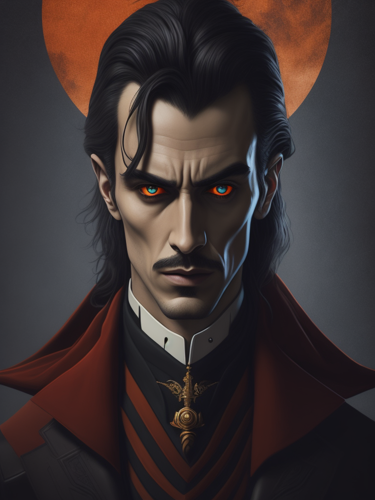 dracula minimalist poster