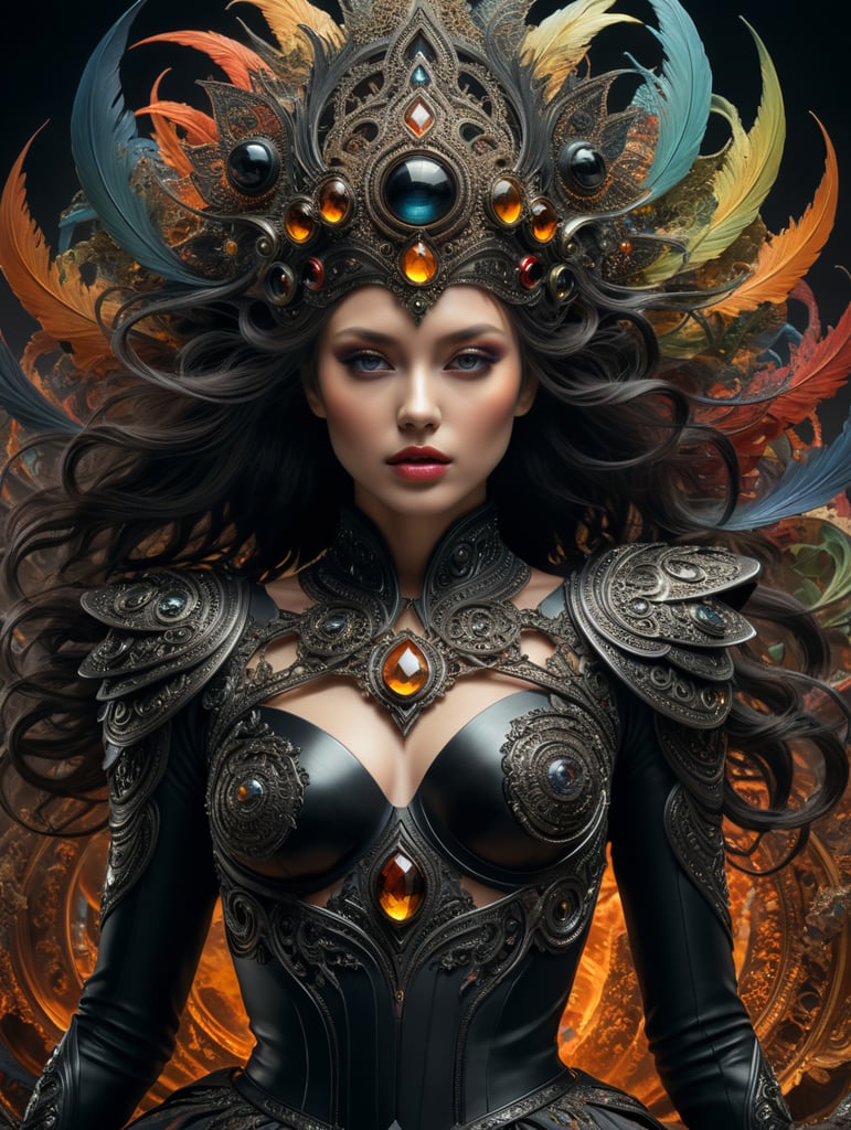 Surreal conceptual fashion photography, exposure solargram, strong intentional camera movement