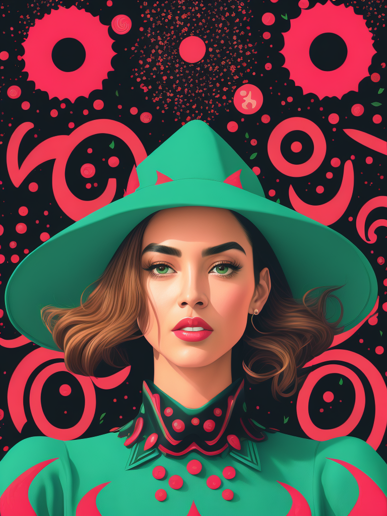 pink green black cream noise patterns risograph girl, happy surrealism, fashion, shot on sony, edited with Maya, Nuke, Blender, Fusion, Houdini