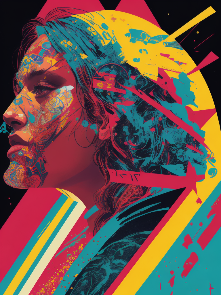 Album art, gorgeous stunning vibrant digital art by Yoh Nagao and Ken Price, no written text. octane render, gloss. designed by david hockney, inspired by mellon collie and infinate sadness digital collage artist john craig