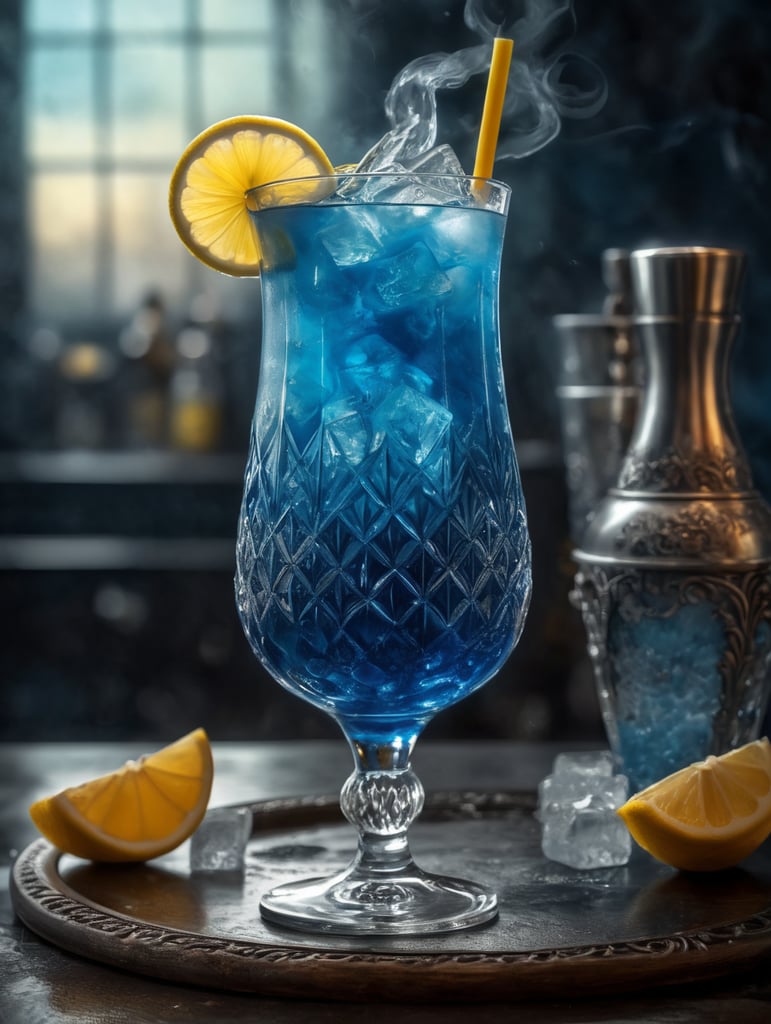 Cocktail blue mist