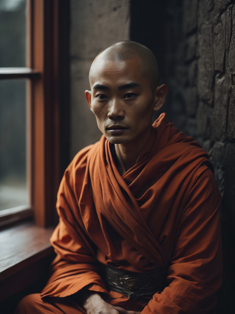 Buddhist monk life