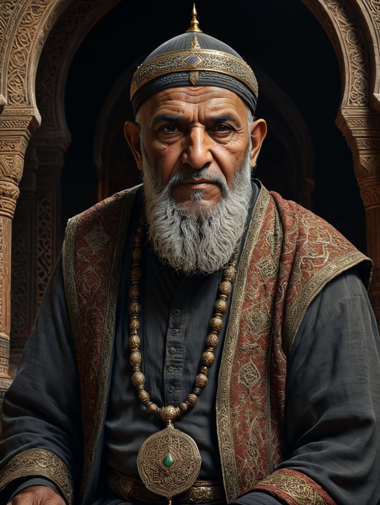 Old Muslim man