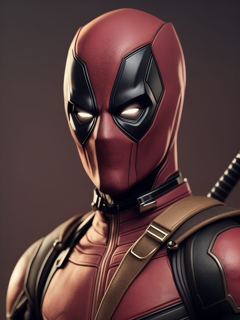 Deadpool in a pink suit