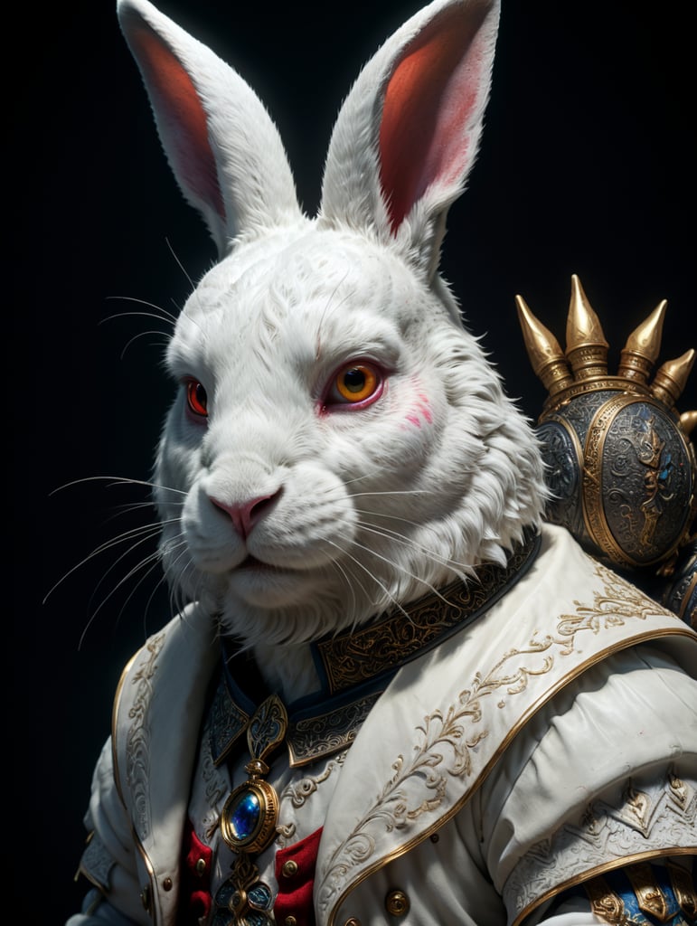 кролик білого кольору