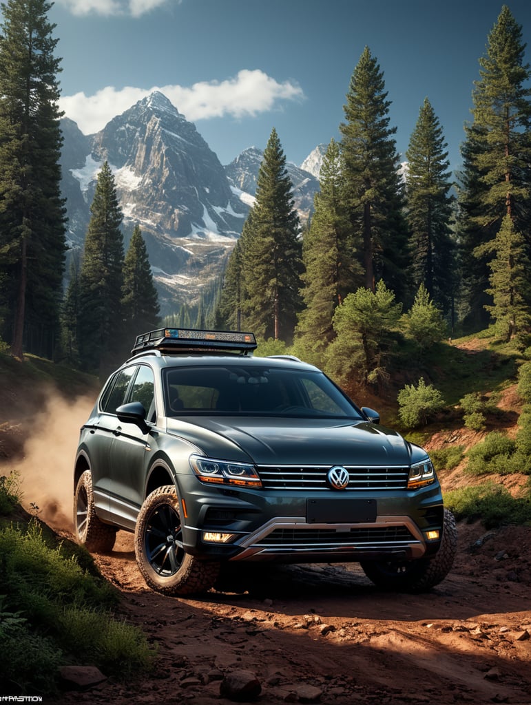 volkswagen tiguan lifted offroad