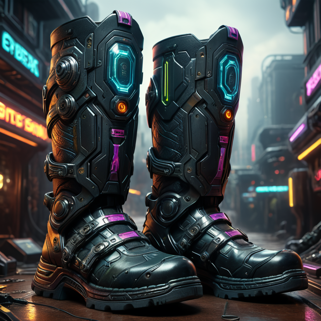 cyberpunk magnetic boots