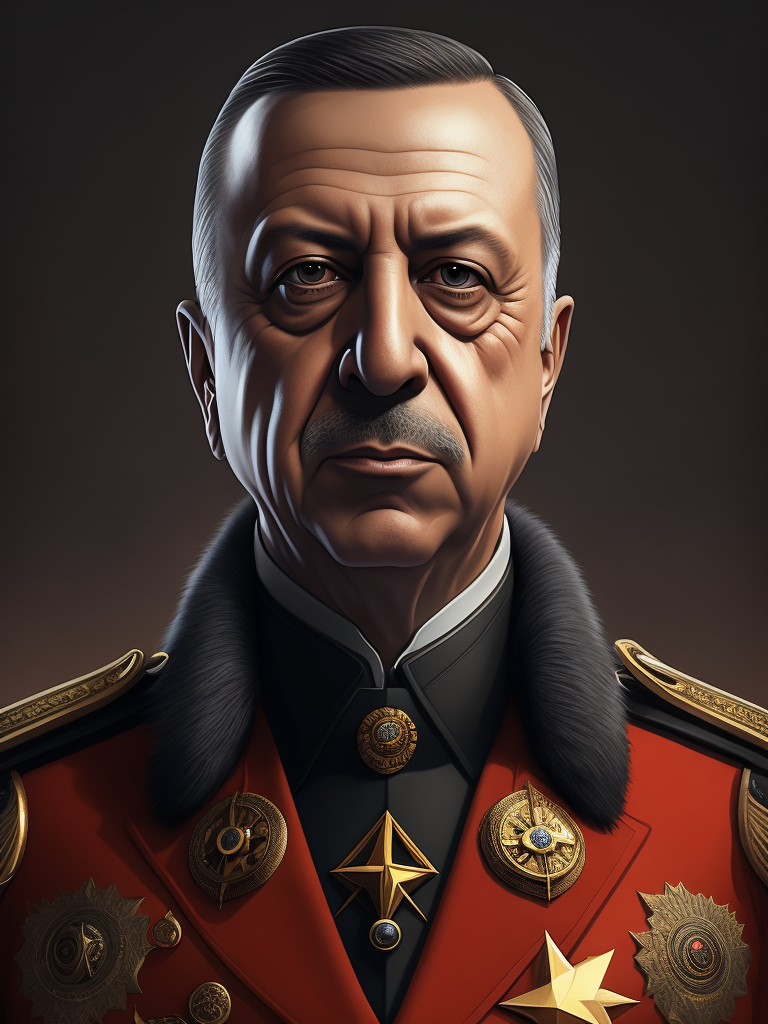 Erdogan Comic Illustration