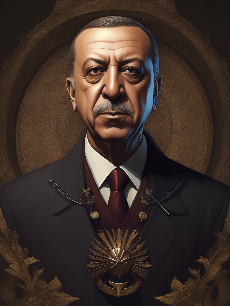 Erdogan Comic Illustration