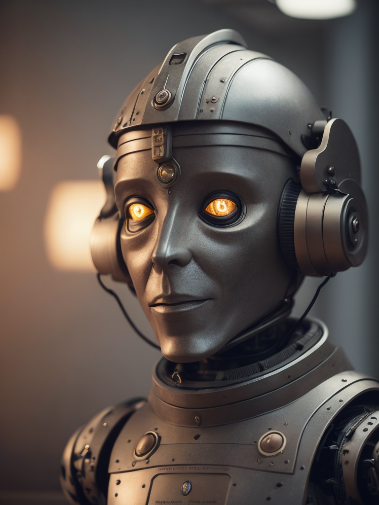 very strange and funny robot