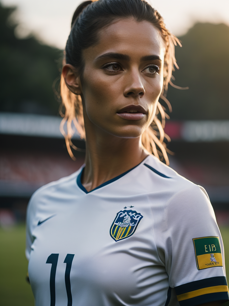 Epic Portrait of a Women Soccer Player, Fifa Women's World Cup, South Africa