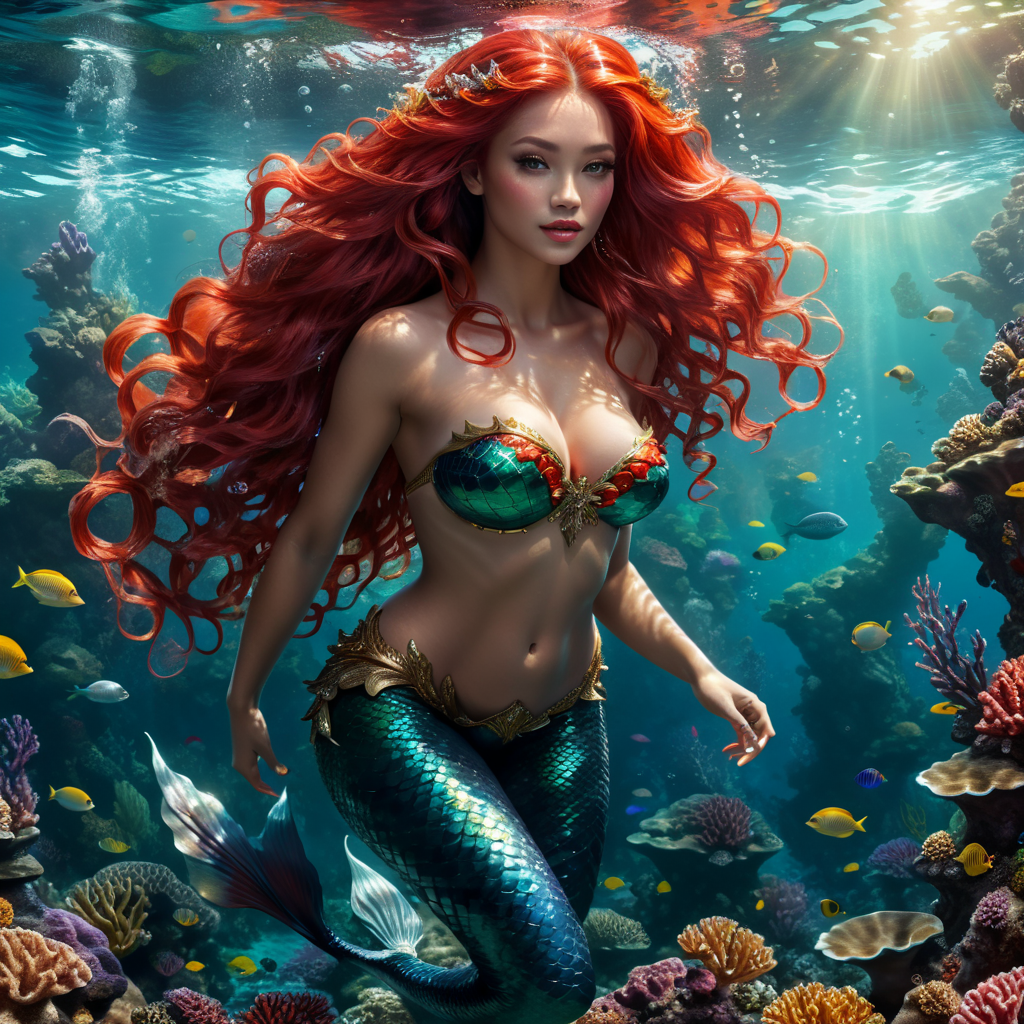 Mermaid, Red-hair