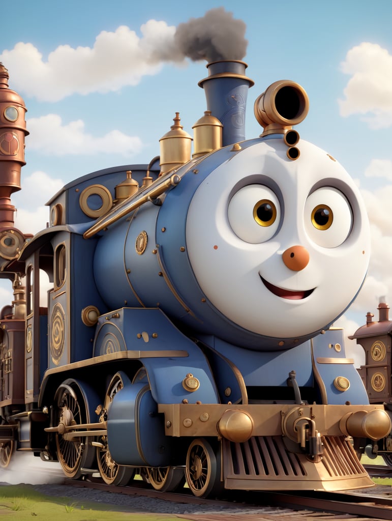 locomotive steampunk