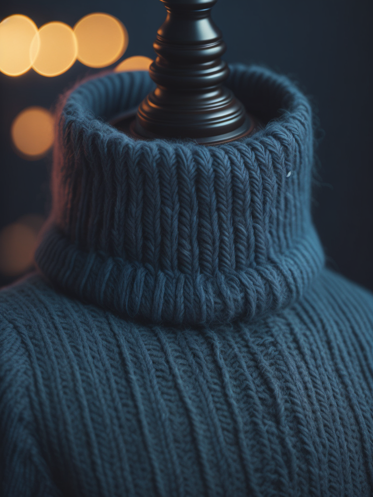 A close up of a knitted sweater, studio lighting, professional photography, ultrafine detailed, postminimalism, ultrafine detail, behance hd, high detail