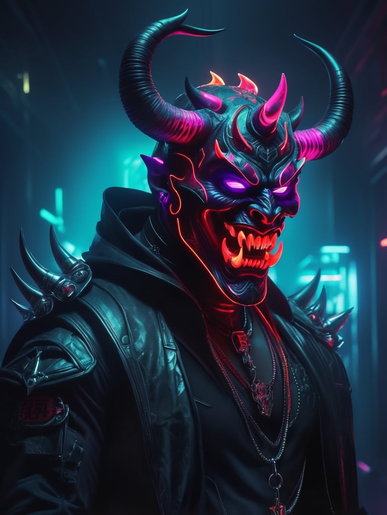 Premium Free ai Images | generate some image of devil wearing devil ...