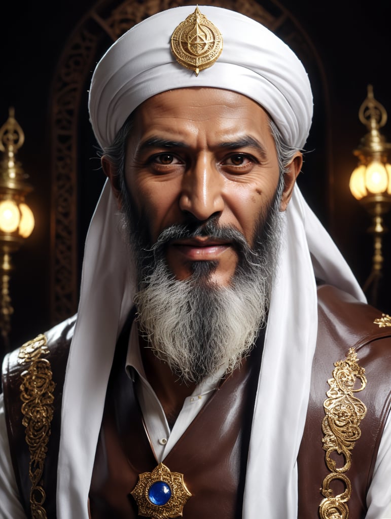 Osama Bin Laden cosplaying as Chocola from NekoPara