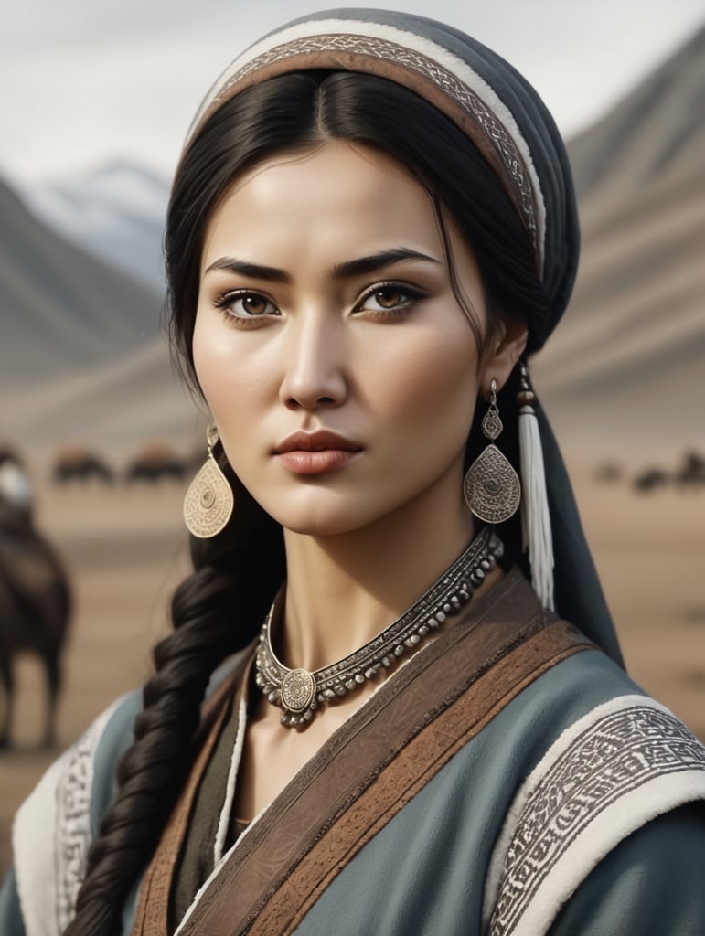 Realistic turkic women