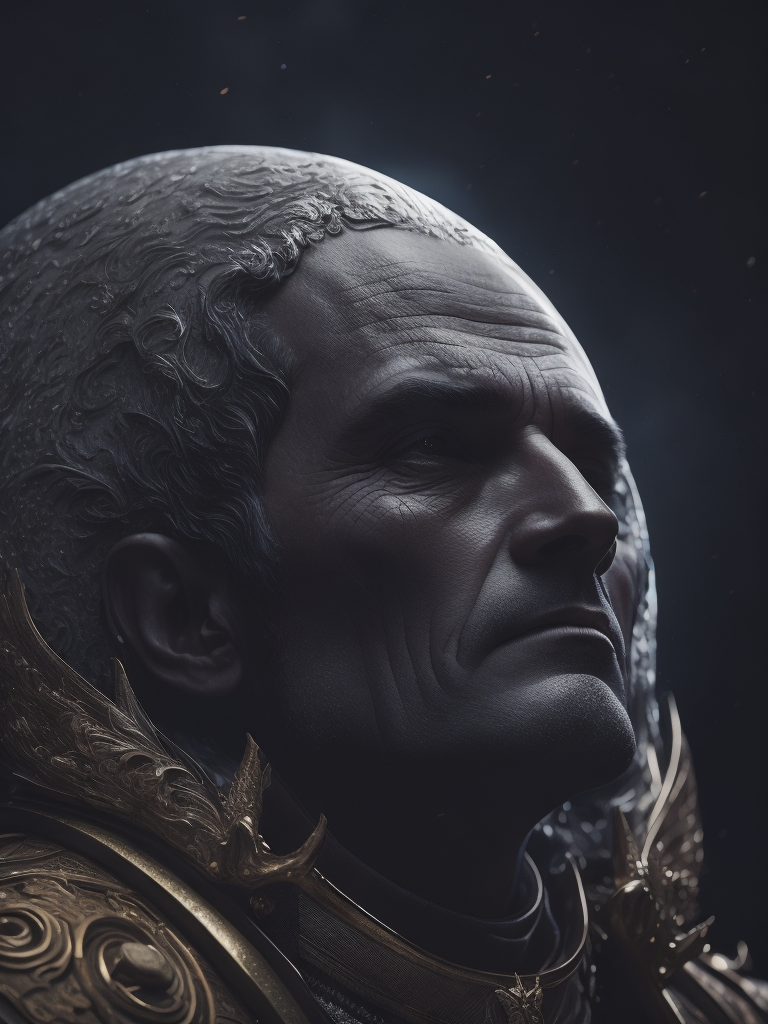 lord of moon, 8k resolution, bold shadows, divine, eternal being