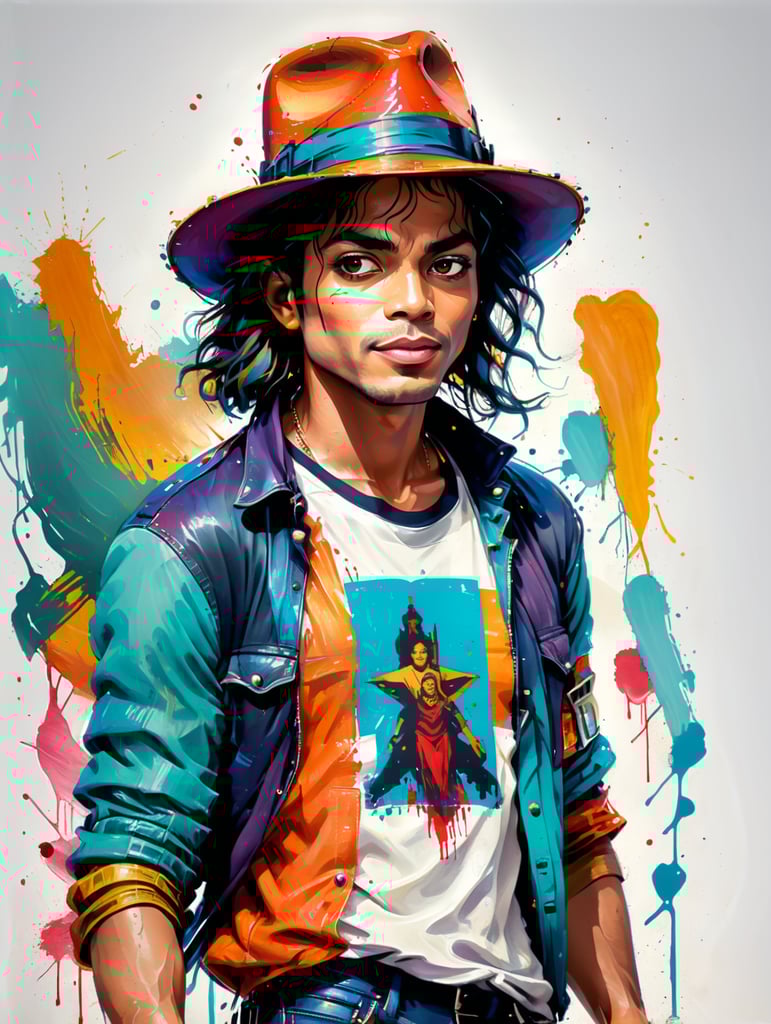 michael jackson canadian shirt mexican hat costume character cartoon humor funny quirky cultural mashup